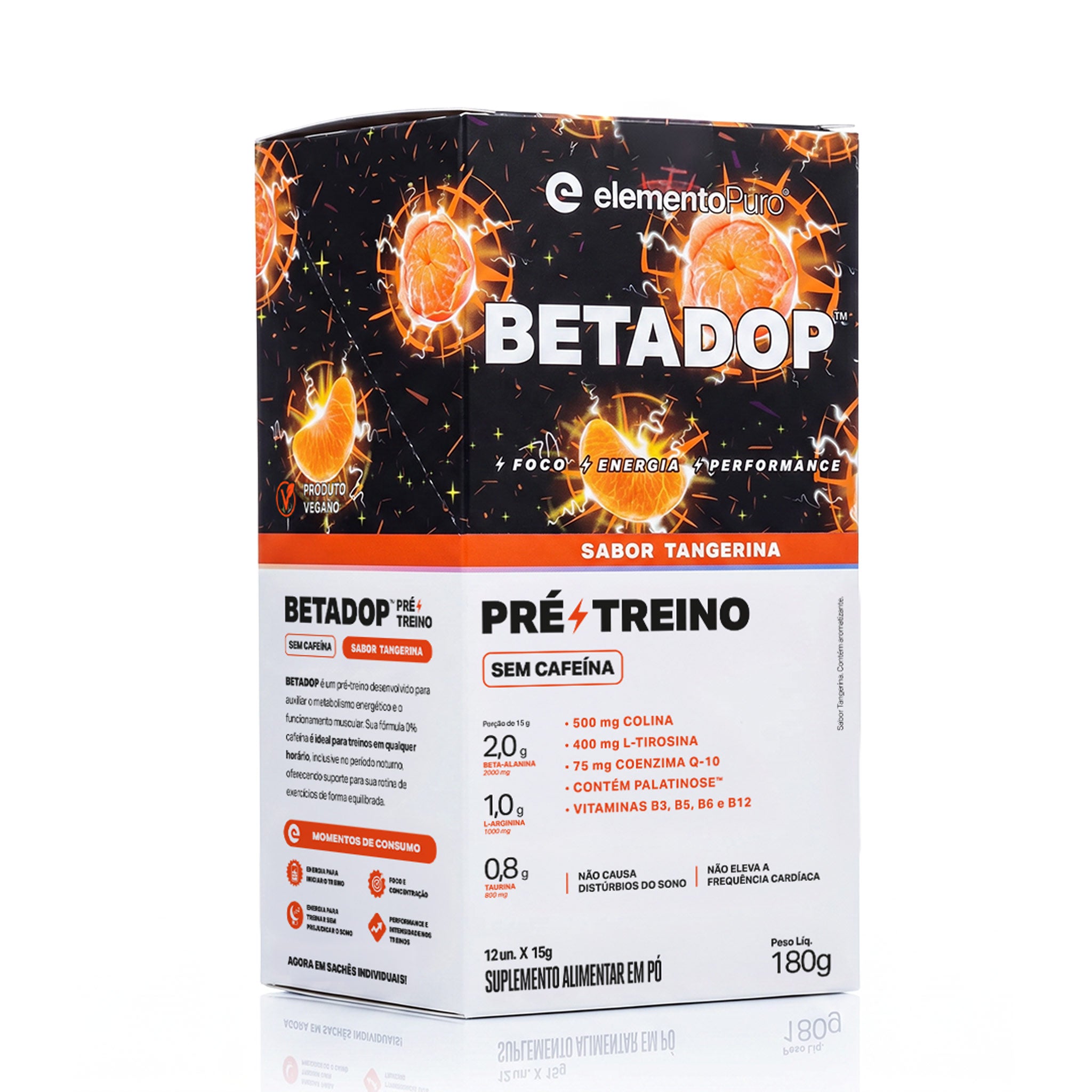 Pré-Treino BETADOP Tangerina Display 12x15g