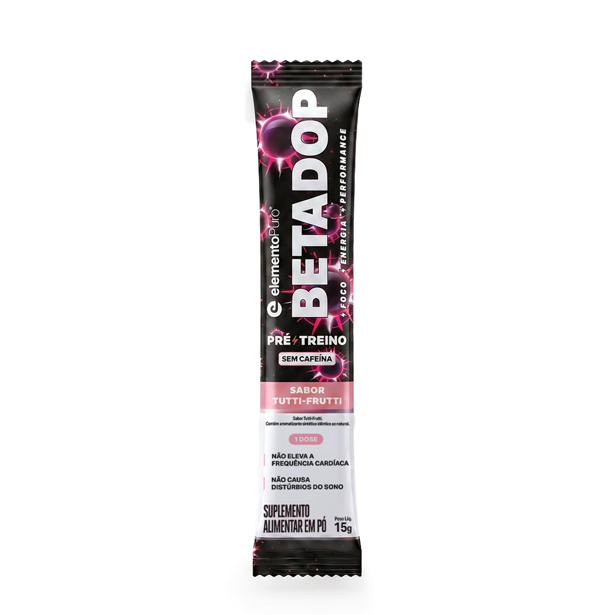 Pré-Treino BETADOP Tutti-Frutti Sachê 15g