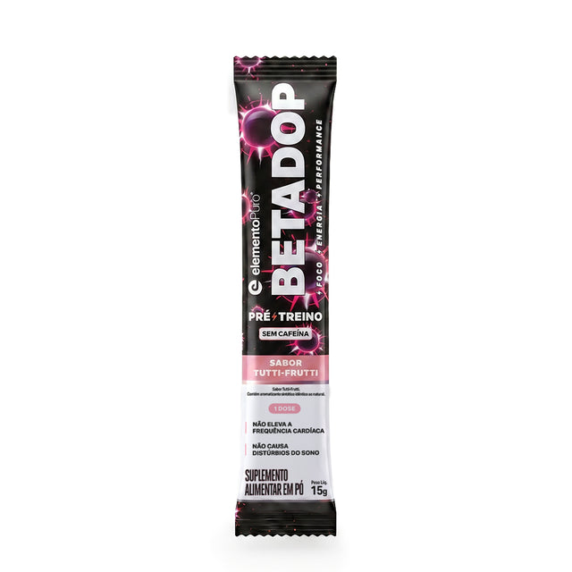 Pré-Treino BETADOP Tutti-Frutti Sachê 15g