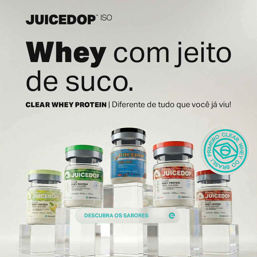 JUICEDOP Clear Whey Protein Morango com Hibisco 450g