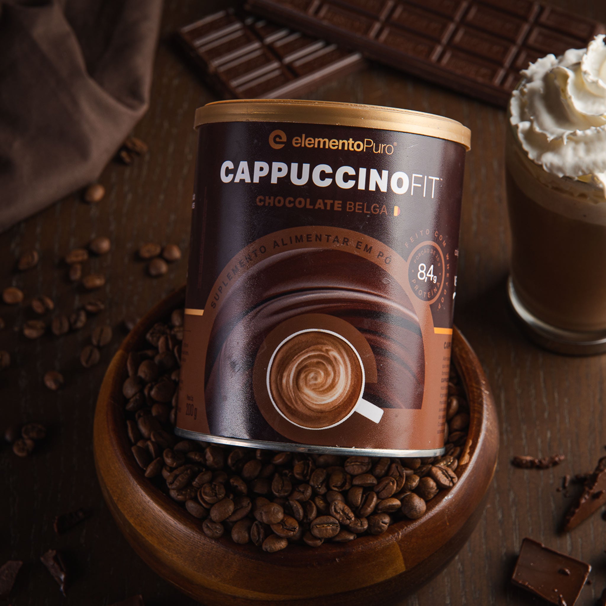 CAPPUCCINOFIT Chocolate Belga 200g