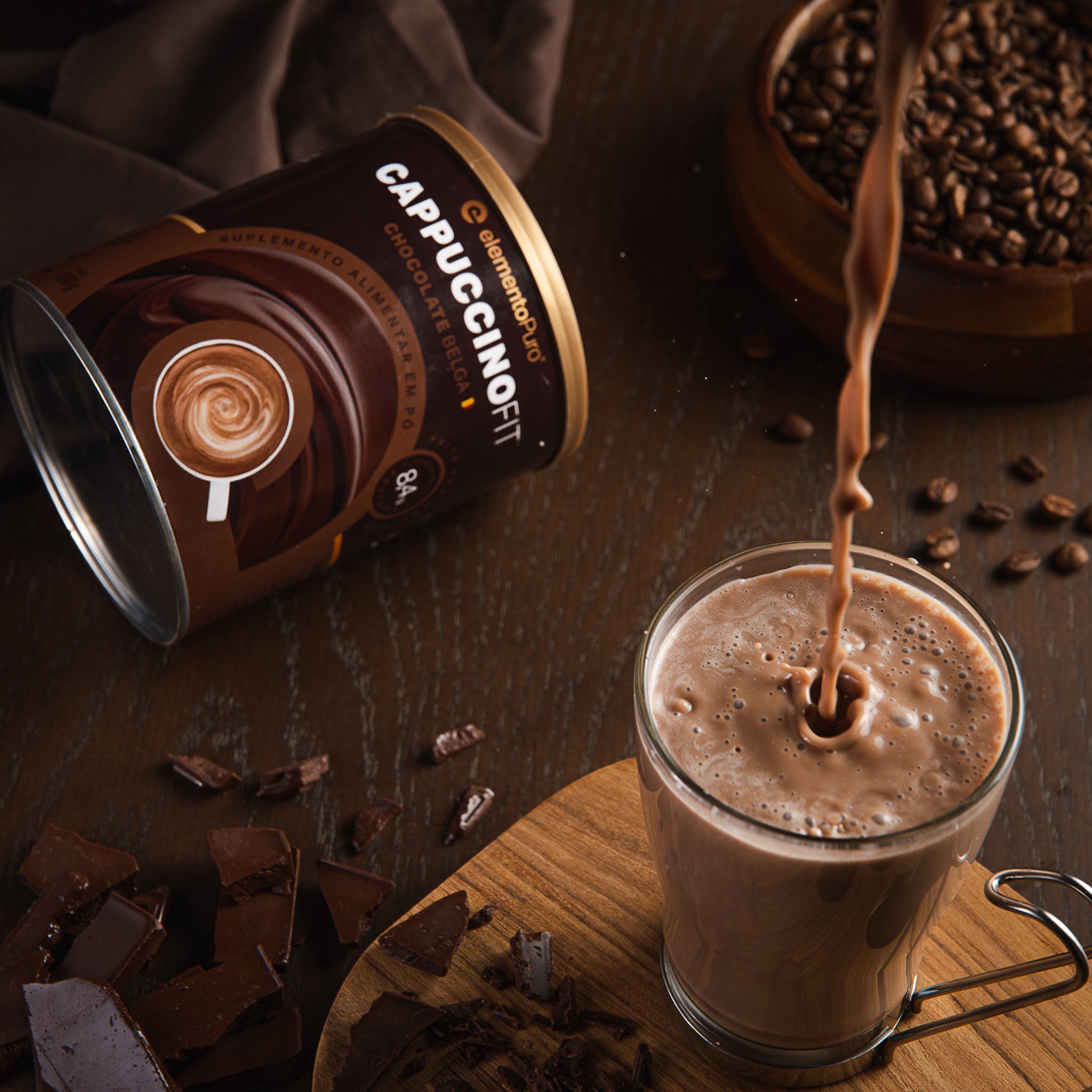 CAPPUCCINOFIT Chocolate Belga 200g