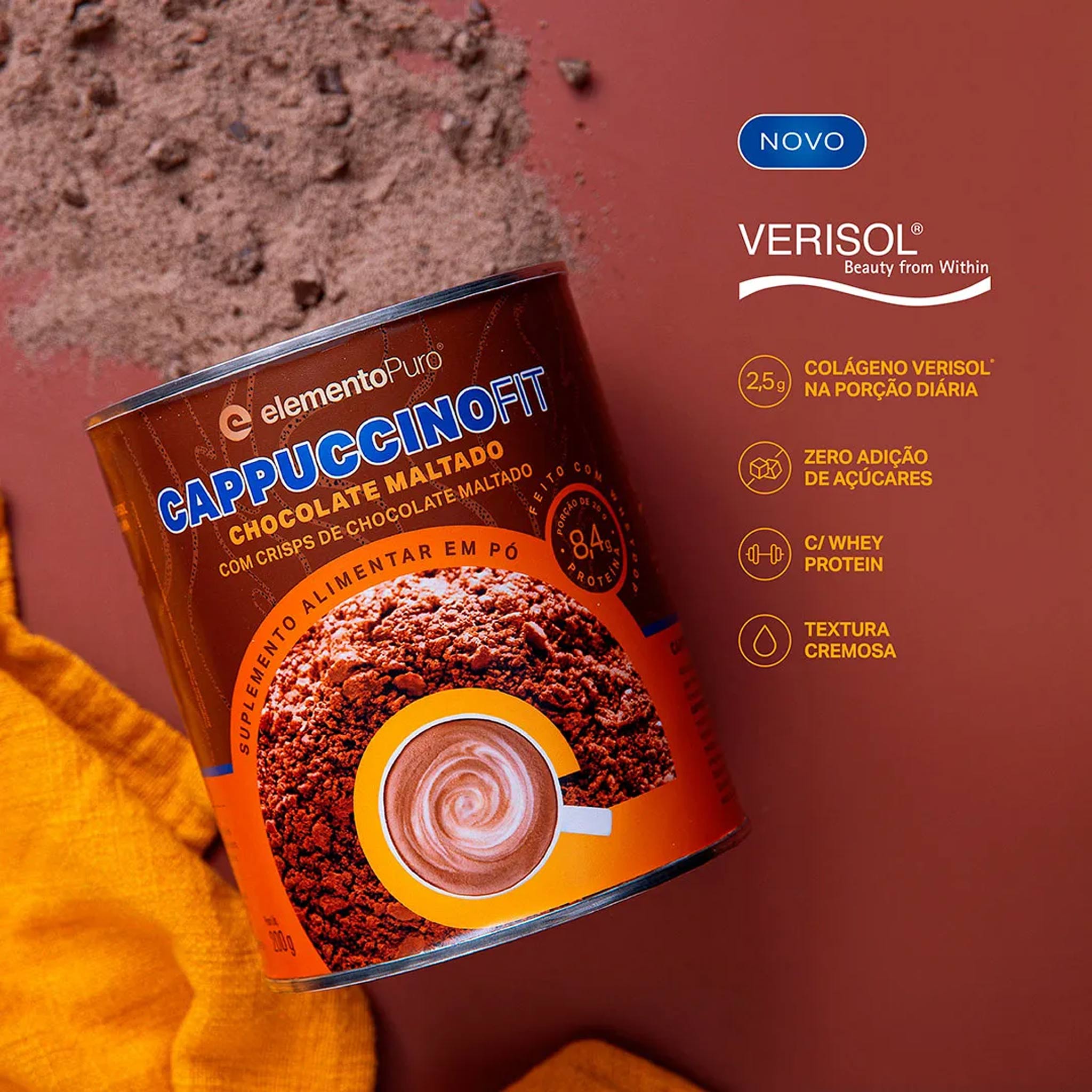 CAPPUCCINOFIT Chocolate Maltado 200g