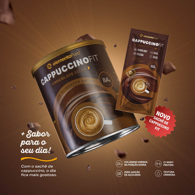 CAPPUCCINOFIT Chocolate Belga Sachê 20g