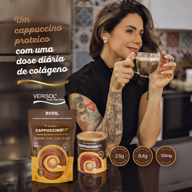 REFIL CAPPUCCINOFIT Doce de Leite Argentino 600g