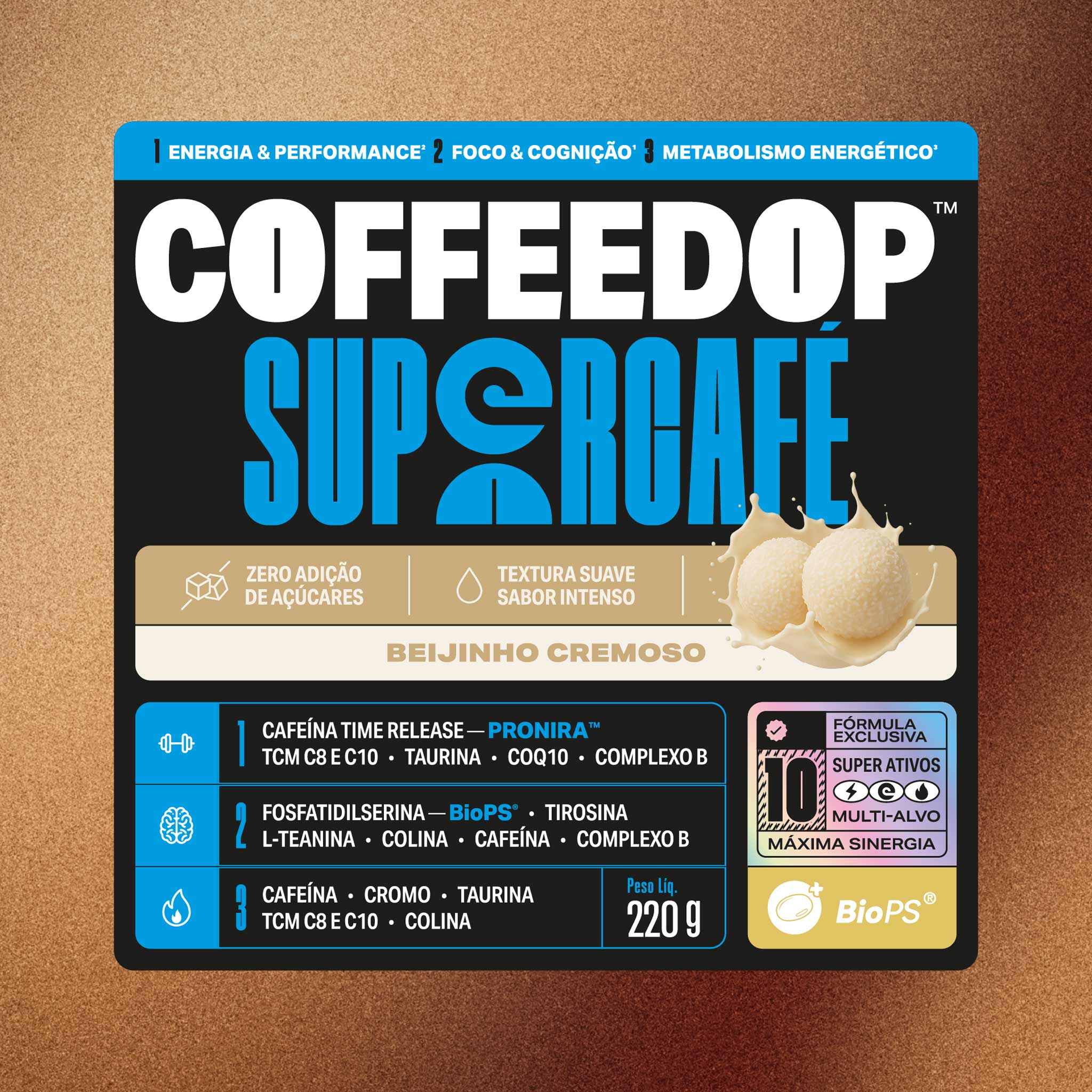 COFFEEDOP Supercafé Beijinho Cremoso 220g