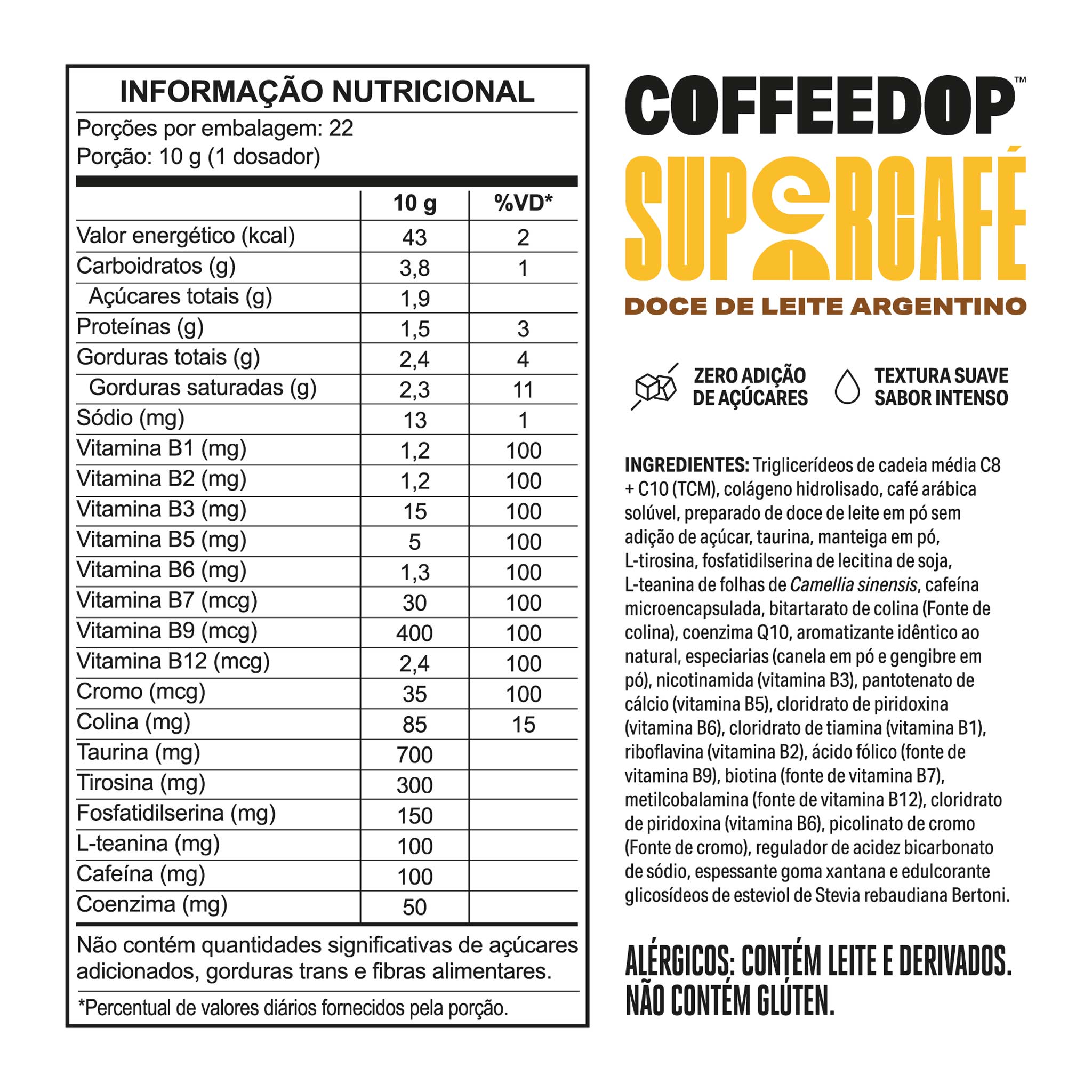 COFFEEDOP Supercafé Doce de Leite Argentino 220g