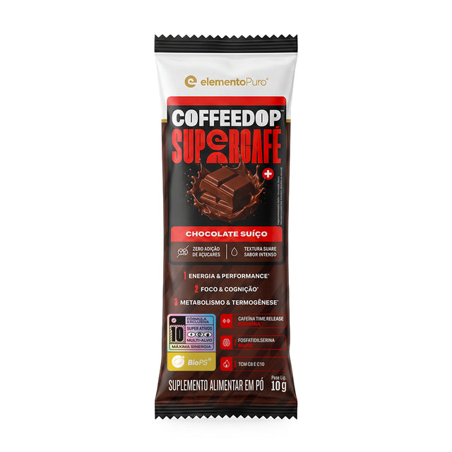 COFFEEDOP Supercafé Chocolate Suíço Sachê 10g