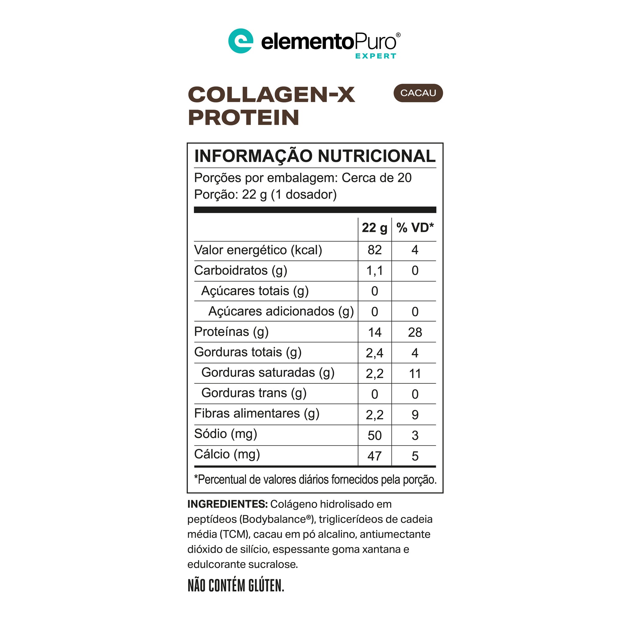 COLLAGEN-X PROTEIN BODYBALANCE® Cacau 450g