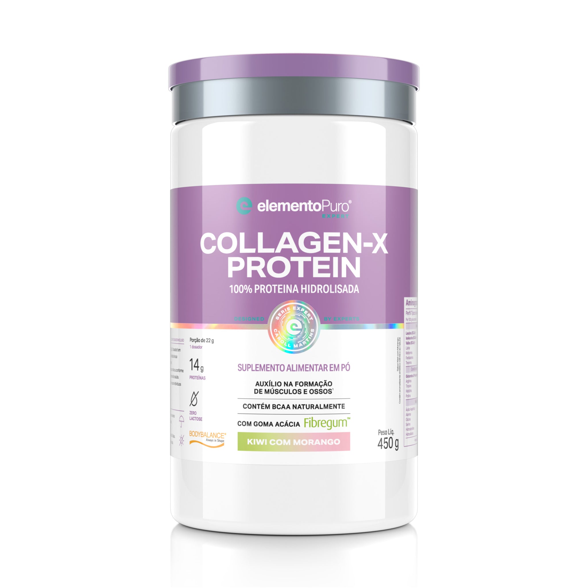 COLLAGEN-X PROTEIN BODYBALANCE® Kiwi com Morango 450g