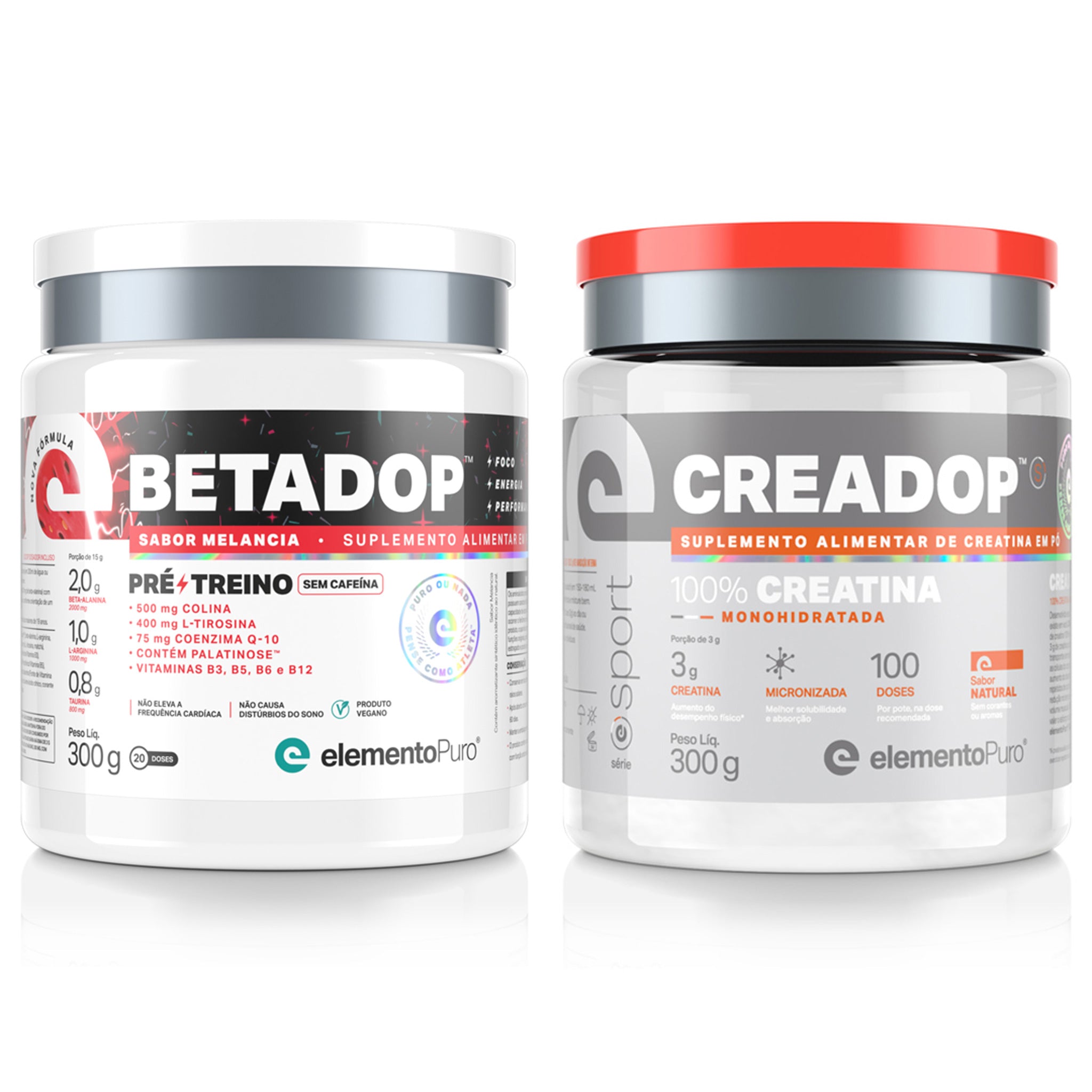 Combo Performance: BETADOP Melancia e CREADOP SPORT