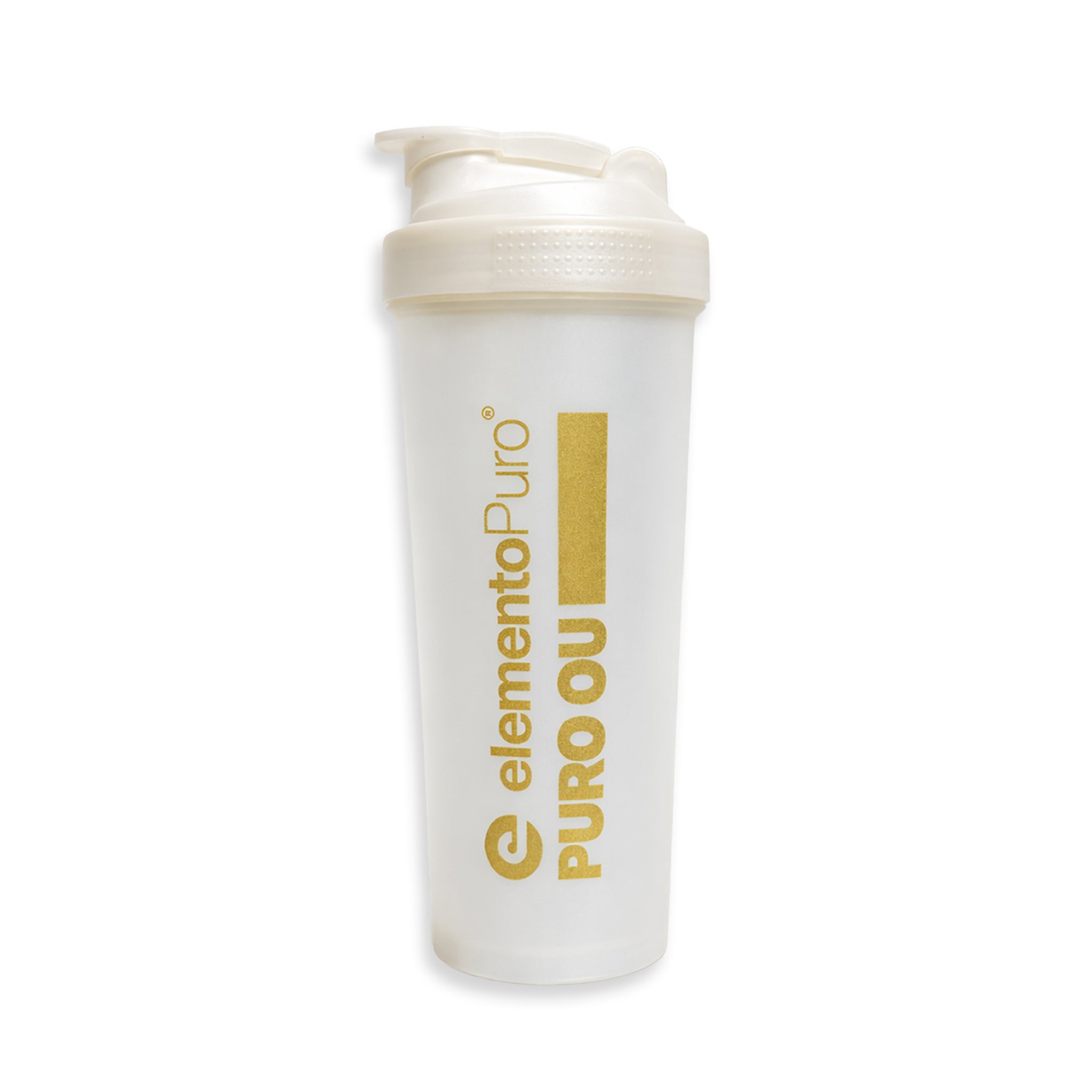 Coqueteleira elementoPuro 600ml Branco Pérola / Dourado