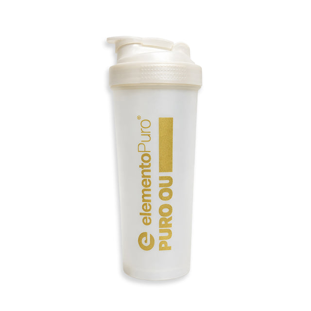 Coqueteleira elementoPuro 600ml Branco Pérola / Dourado