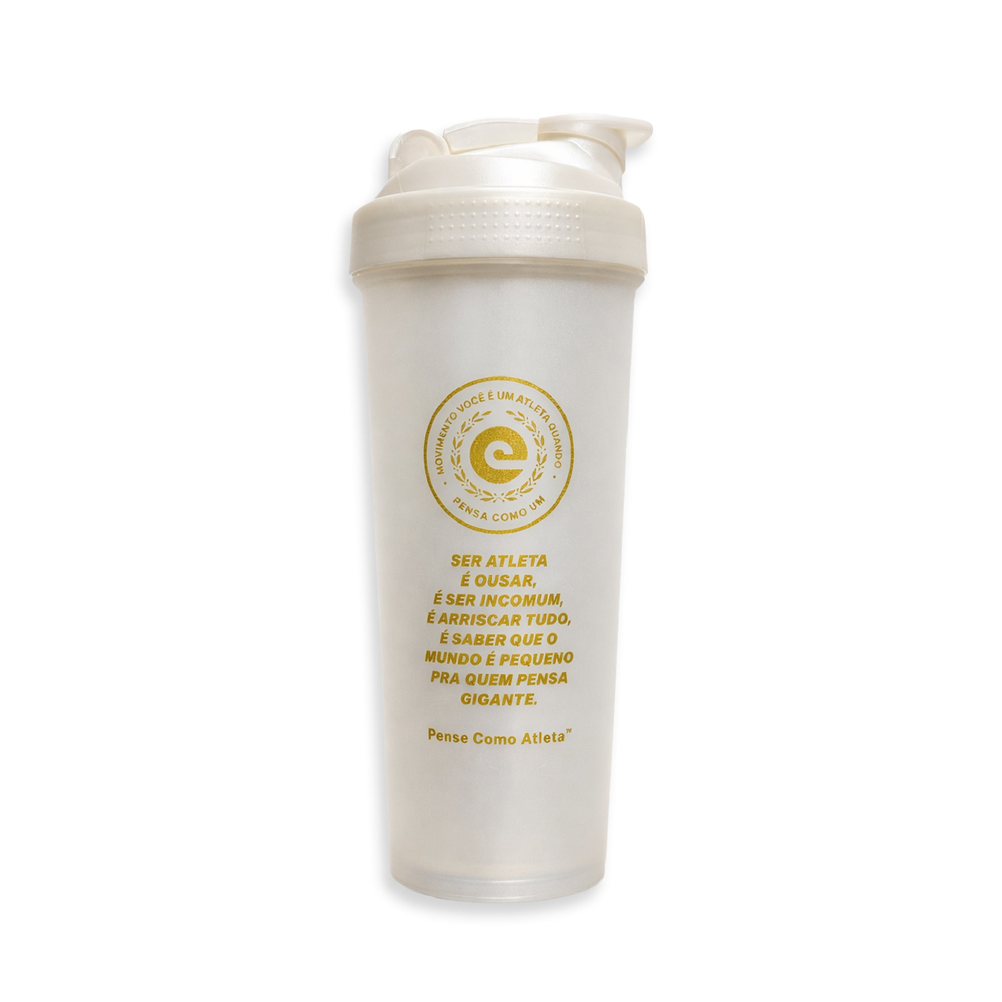 Coqueteleira elementoPuro 600ml Branco Pérola / Dourado