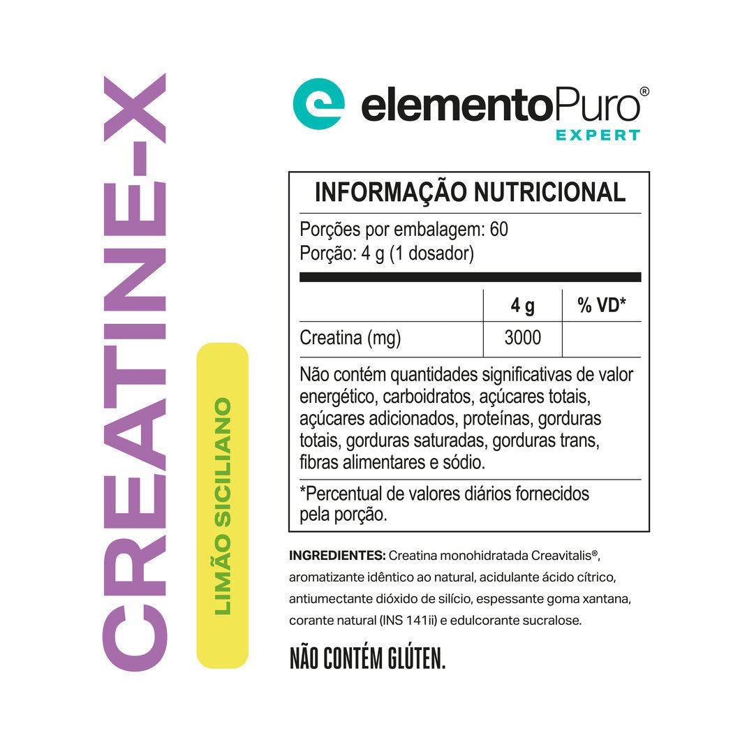 CREATINE-X Creavitalis Limão Siciliano 240g
