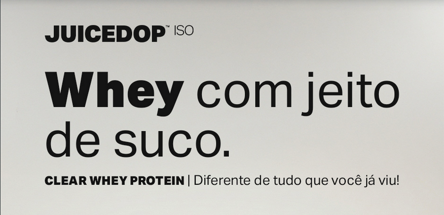 JUICEDOP Clear Whey Protein Morango com Hibisco 450g