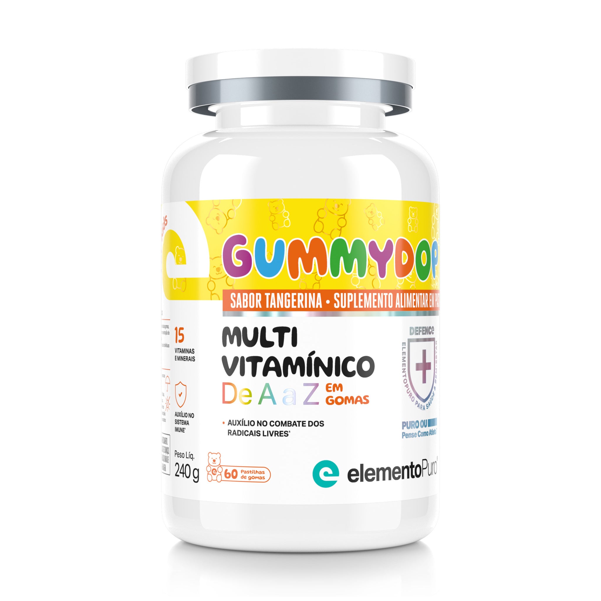 GUMMYDOP KIDS Multivitamínico A-Z Sabor Tangerina 60 Gomas