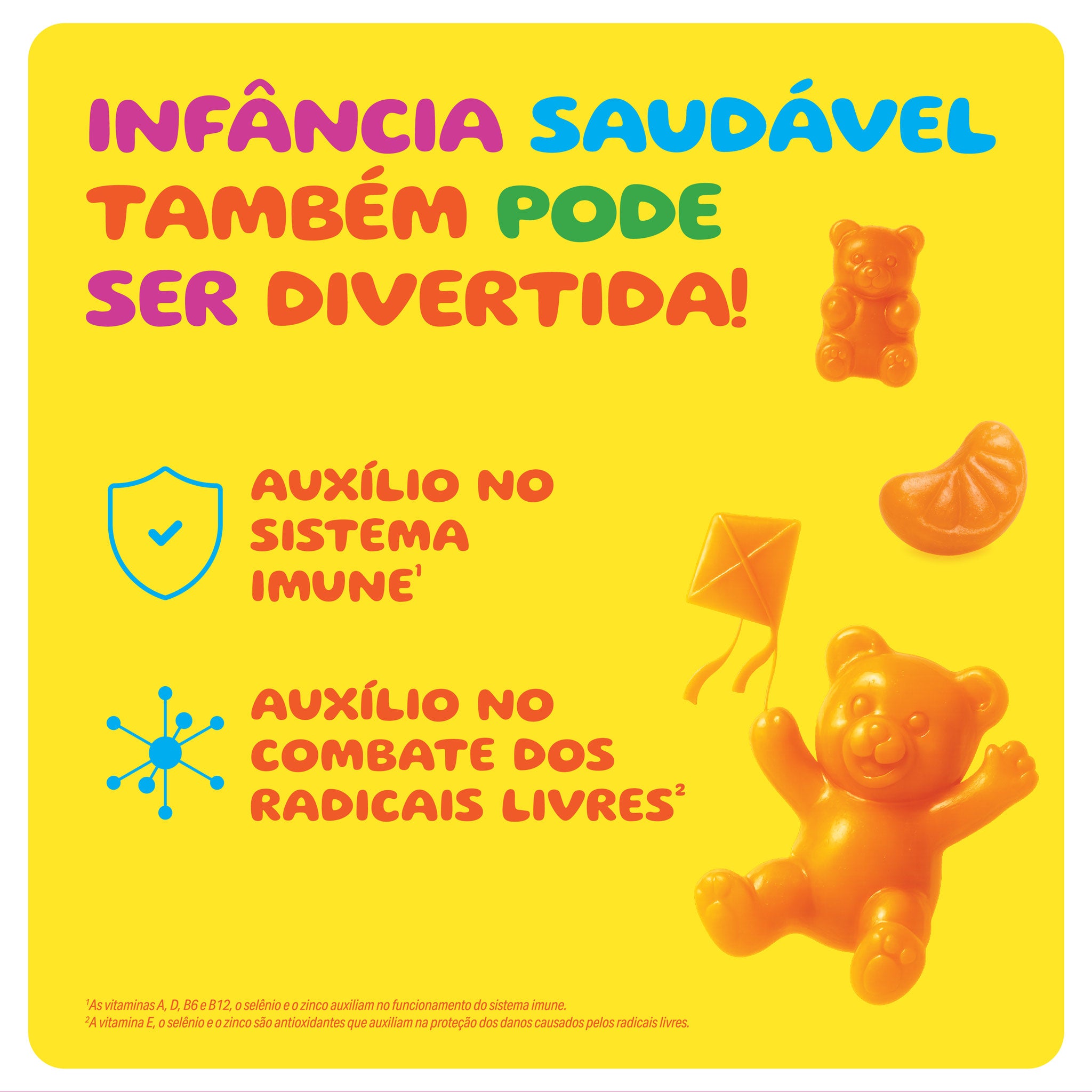 GUMMYDOP KIDS Multivitamínico A-Z Sabor Tangerina 60 Gomas