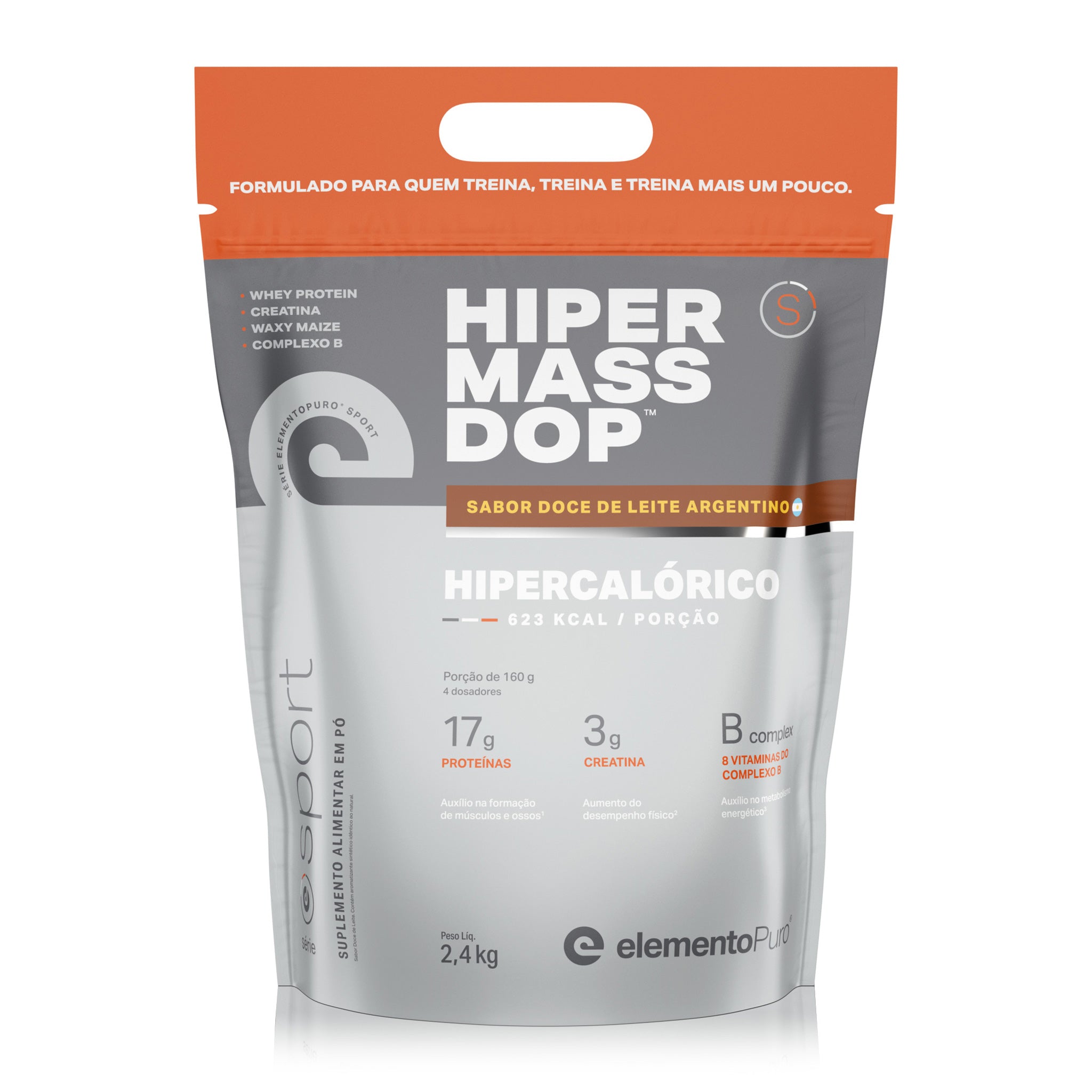 HIPERMASSDOP Hipercalórico Doce de Leite Argentino 2,4Kg