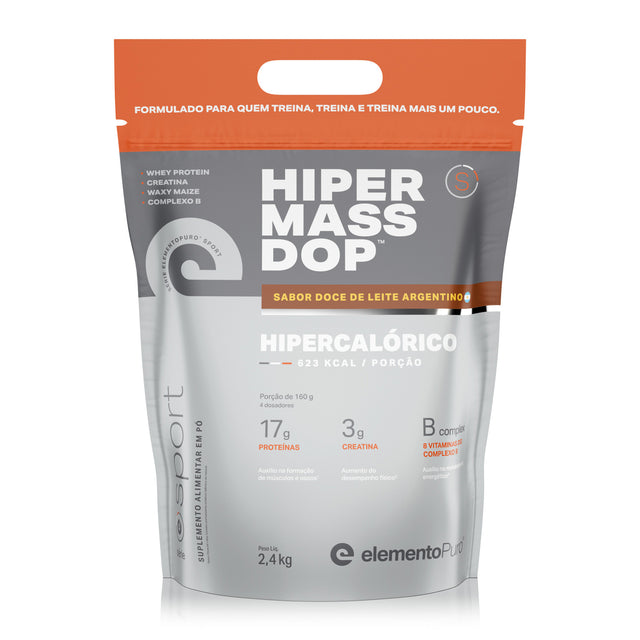 HIPERMASSDOP Hipercalórico Doce de Leite Argentino 2,4Kg