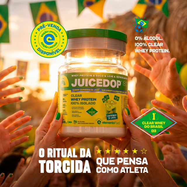 JUICEDOP Clear Whey Protein Caipirinha de Limão 450g
