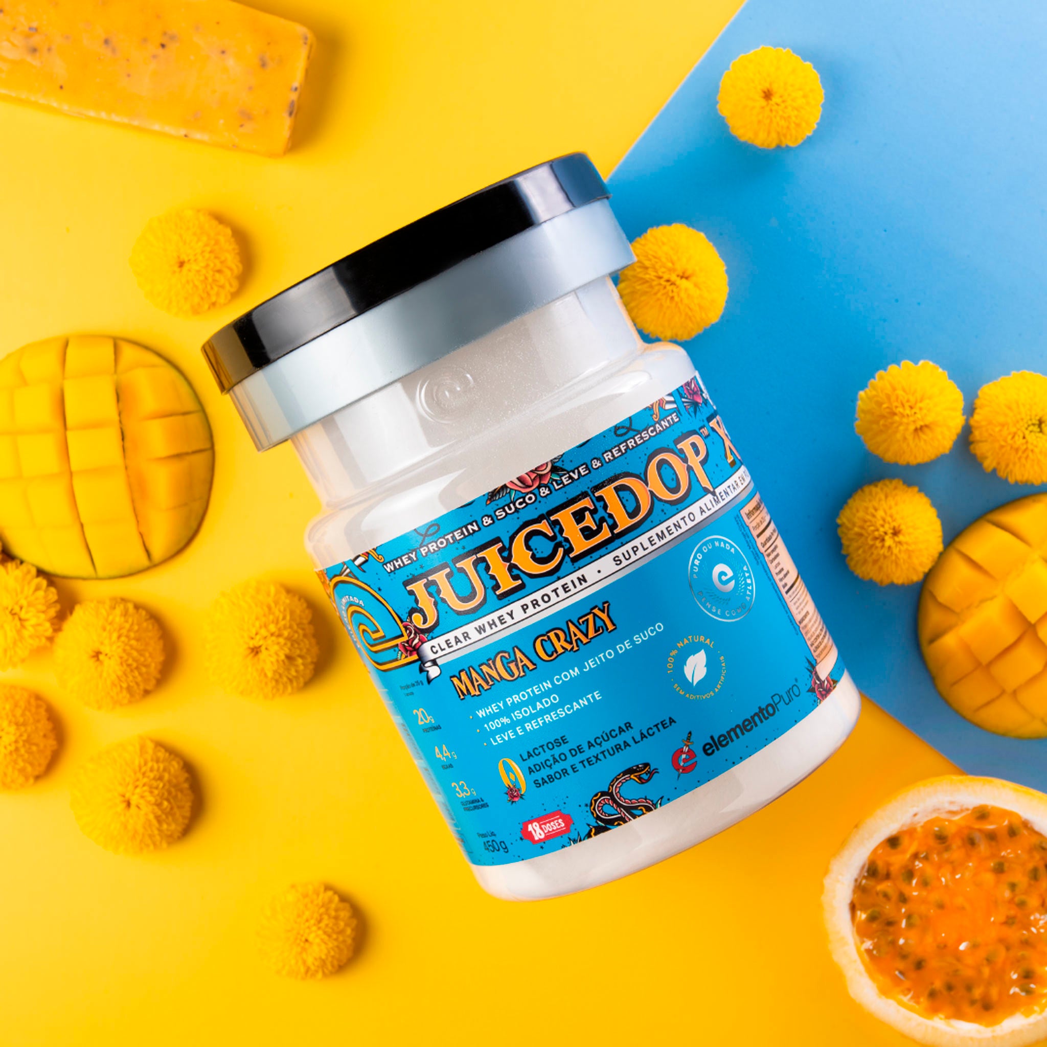 JUICEDOP Clear Whey Protein Manga Crazy 450g