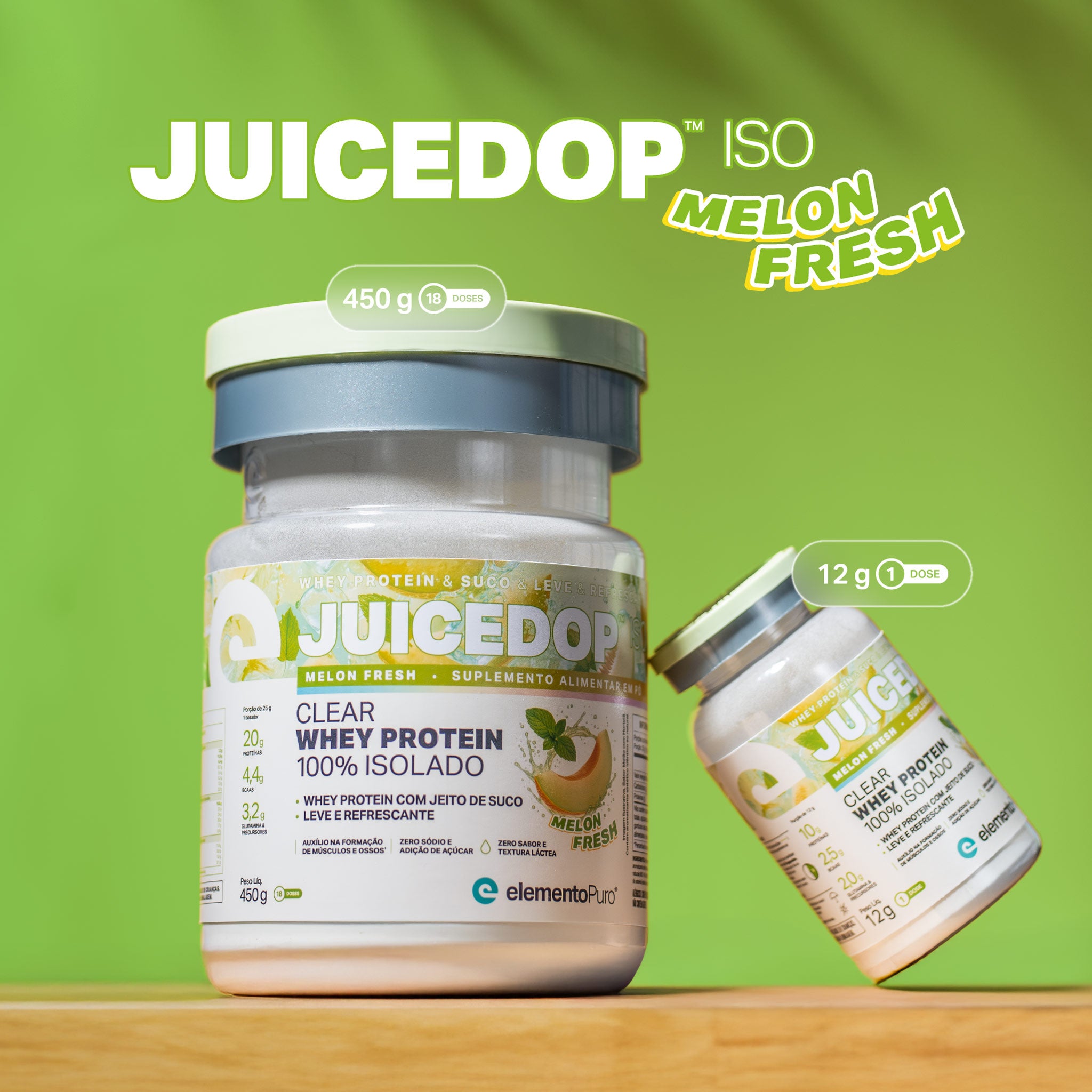MONODOSE JUICEDOP Clear Whey Protein Melon Fresh 12g