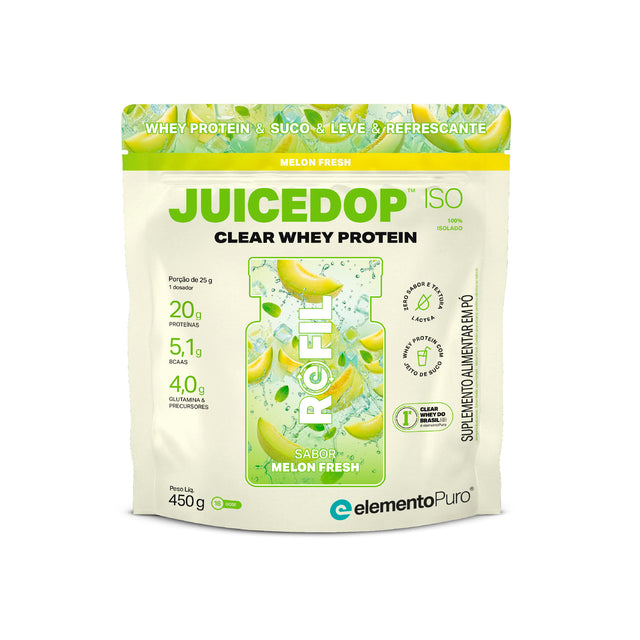 REFIL JUICEDOP Clear Whey Protein Melon Fresh 450g