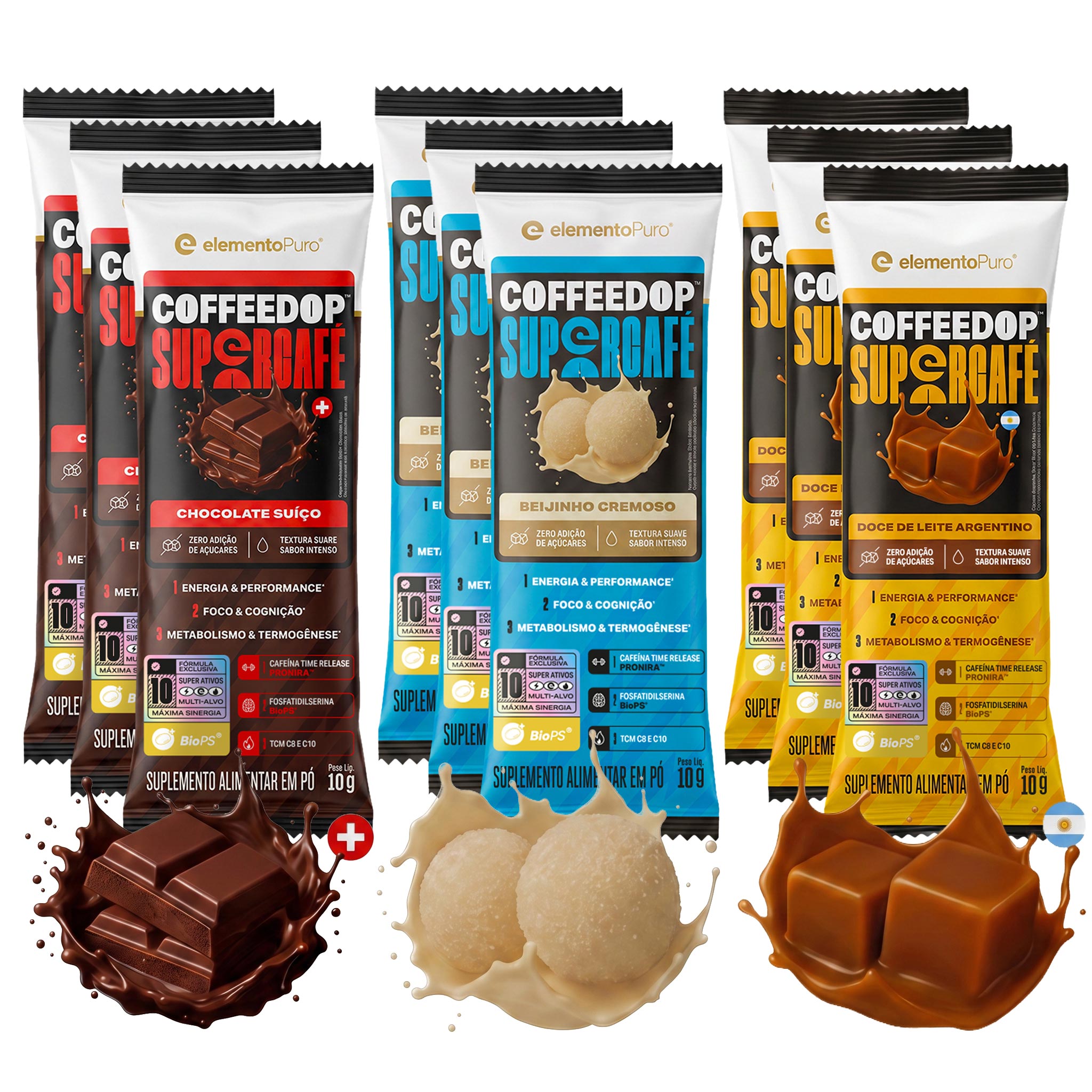 KIT Degusta - COFFEEDOP Supercafé Sachê 9x10g