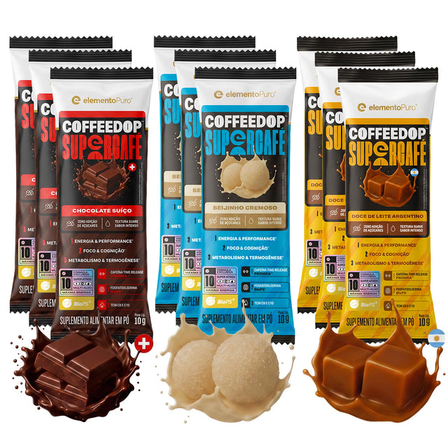 KIT Degusta - COFFEEDOP Supercafé Sachê 9x10g