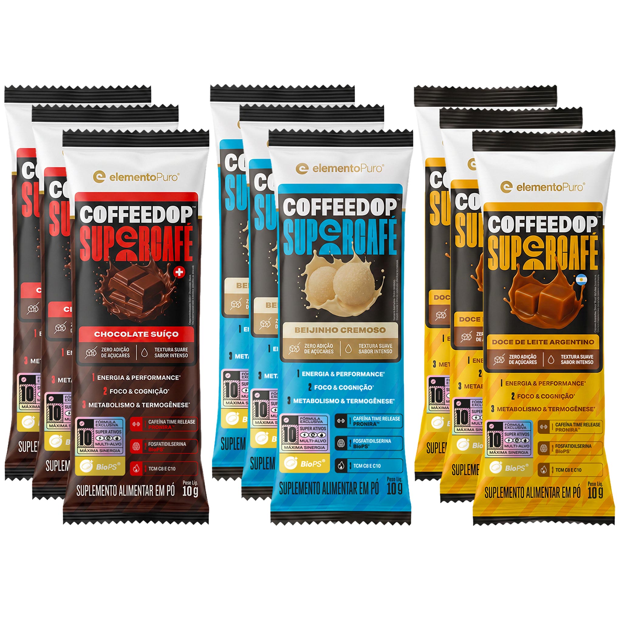 KIT Degusta - COFFEEDOP Supercafé Sachê 9x10g