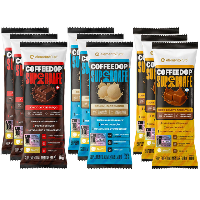 KIT Degusta - COFFEEDOP Supercafé Sachê 9x10g