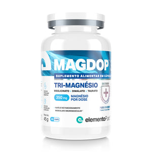 MAGDOP 3 Tri-Magnésio 90 Cápsulas