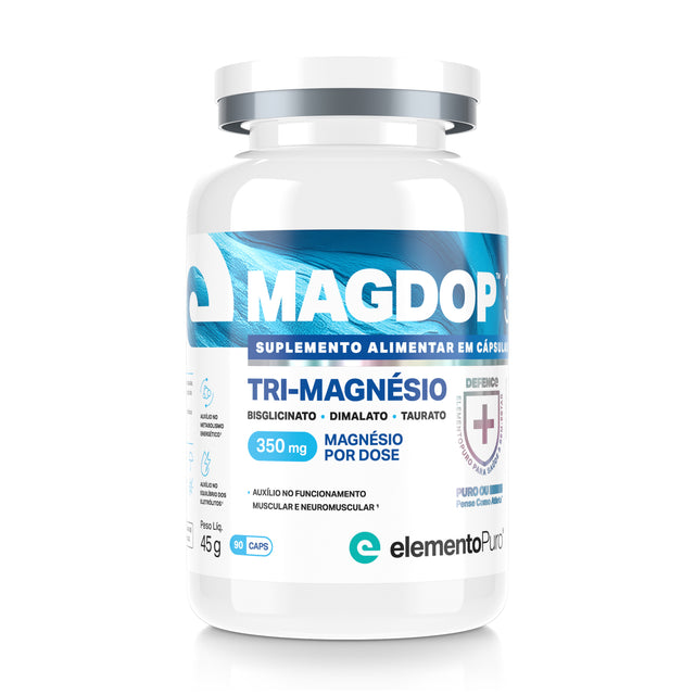 MAGDOP 3 Tri-Magnésio 90 Cápsulas