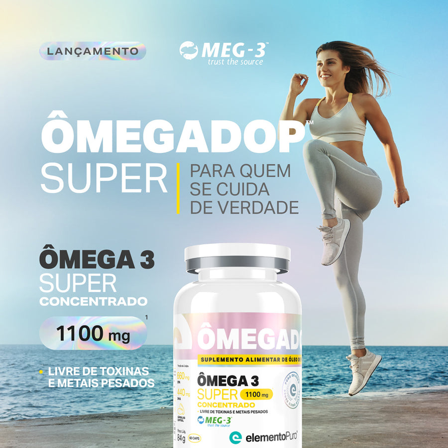 ÔMEGADOP Ômega 3 Super Concentrado 60 Cápsulas