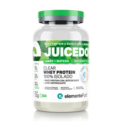 MONODOSE JUICEDOP Clear Whey Protein Limão com Matchá 12g