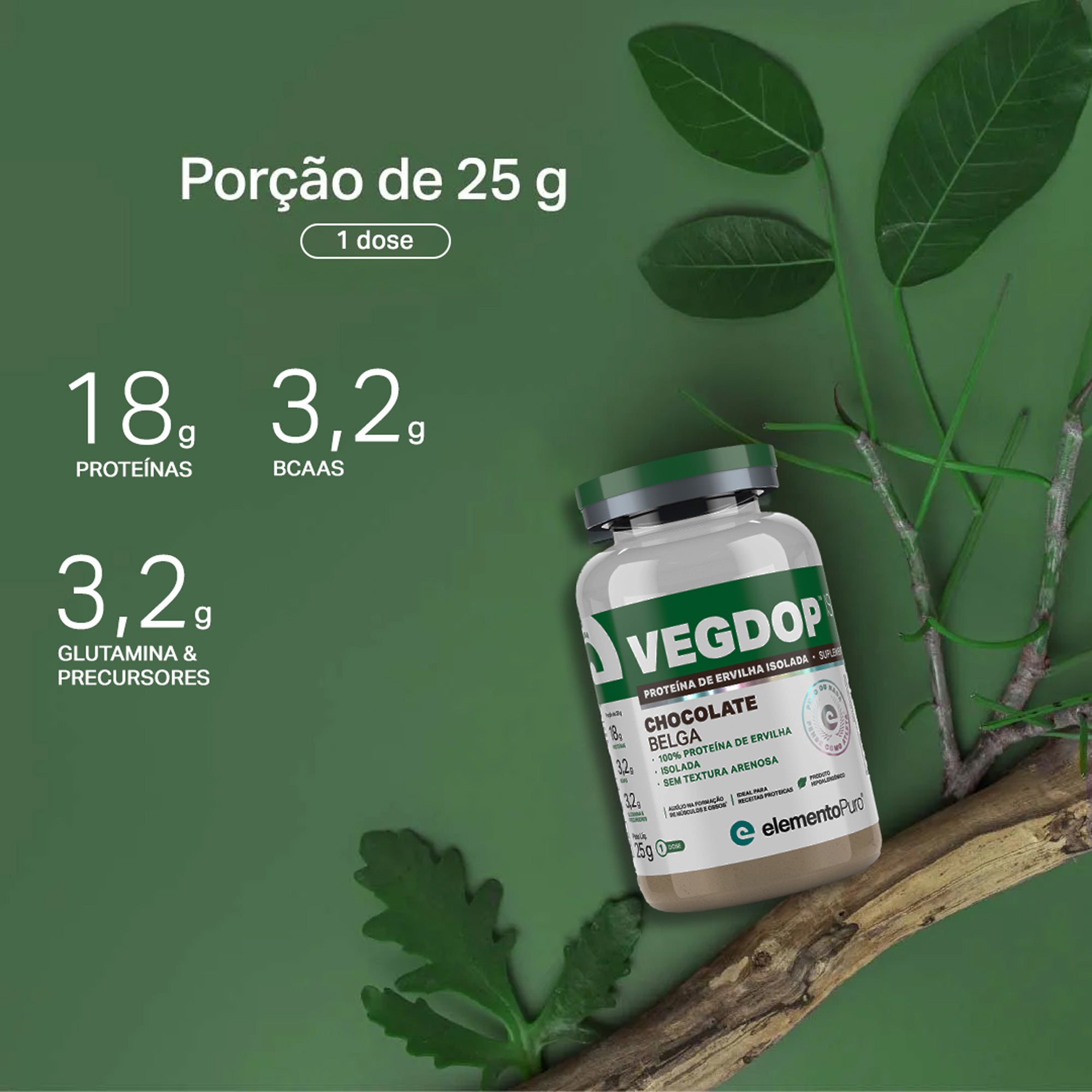 MONODOSE VEGDOP Chocolate Belga 25g