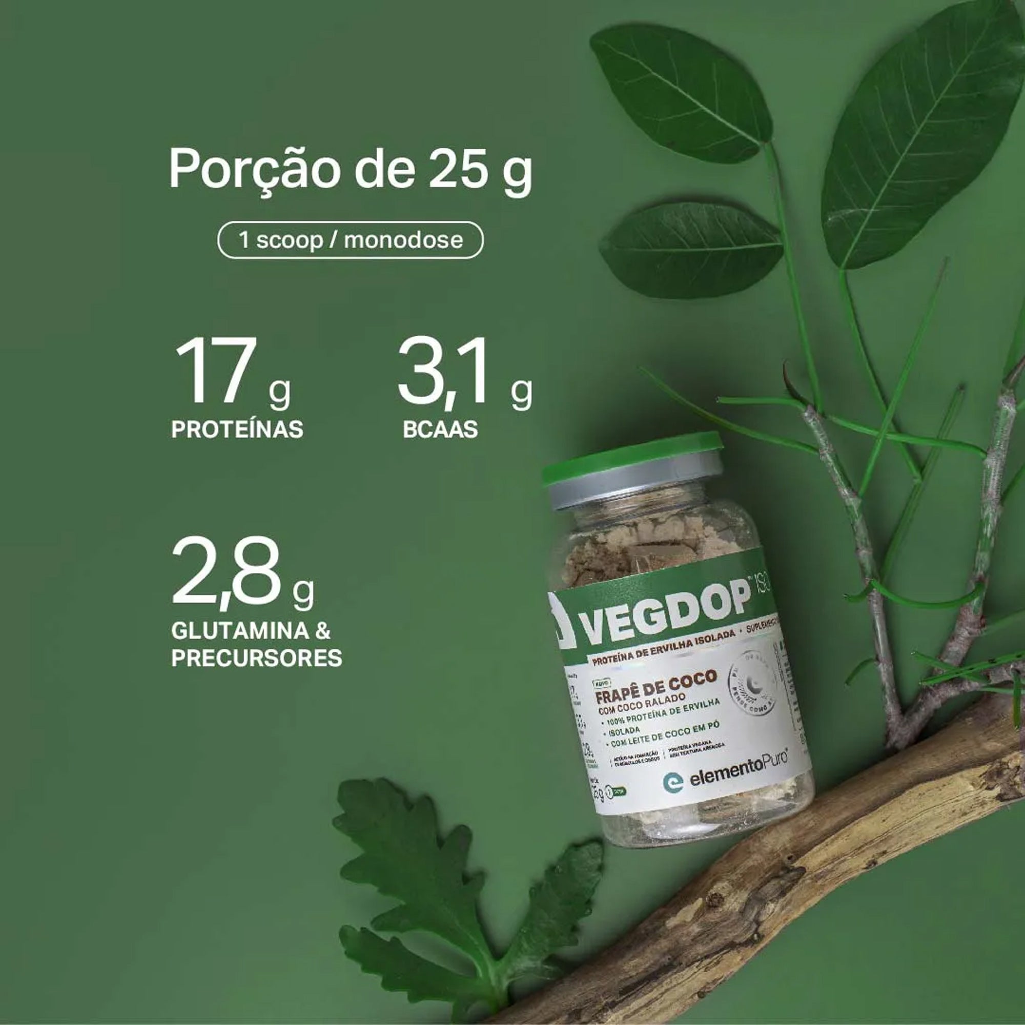 MONODOSE VEGDOP Frapê de Coco 25g
