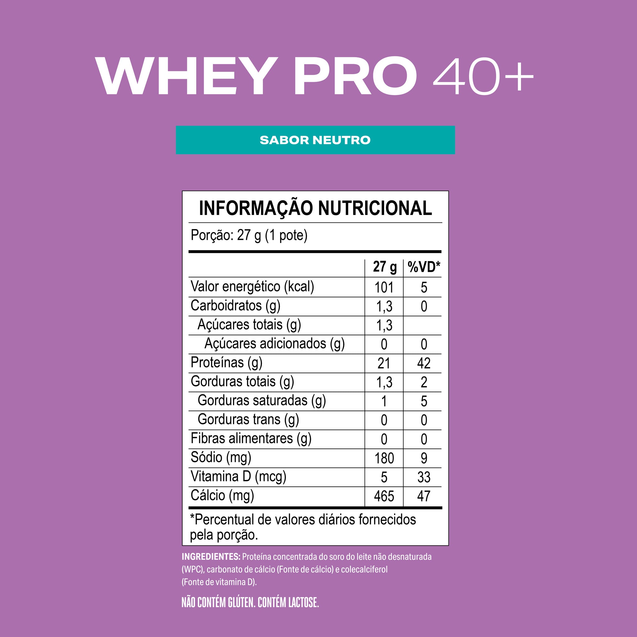 MONODOSE WHEY PRO 40+ Neutro 27g