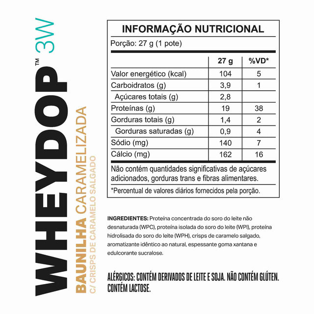 MONODOSE WHEYDOP 3W Baunilha Caramelizada 27g