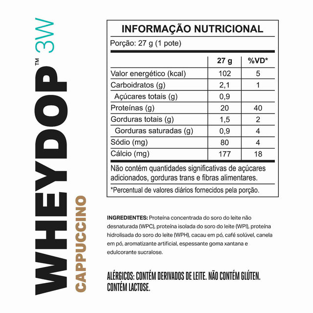 MONODOSE WHEYDOP 3W Cappuccino 27g