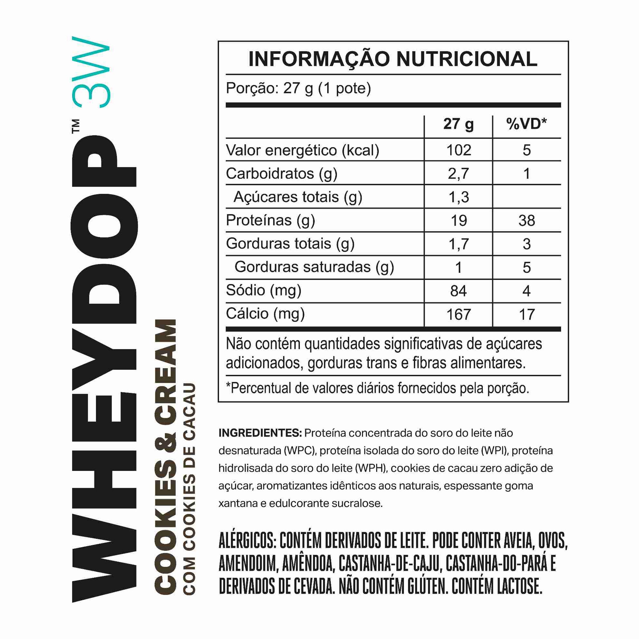 MONODOSE WHEYDOP 3W Cookies & Cream 27g