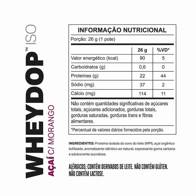 MONODOSE WHEYDOP ISO Açaí com Morango 26g
