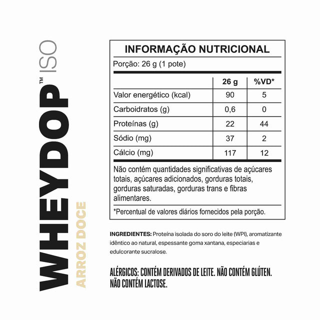 MONODOSE WHEYDOP ISO Arroz Doce 26g