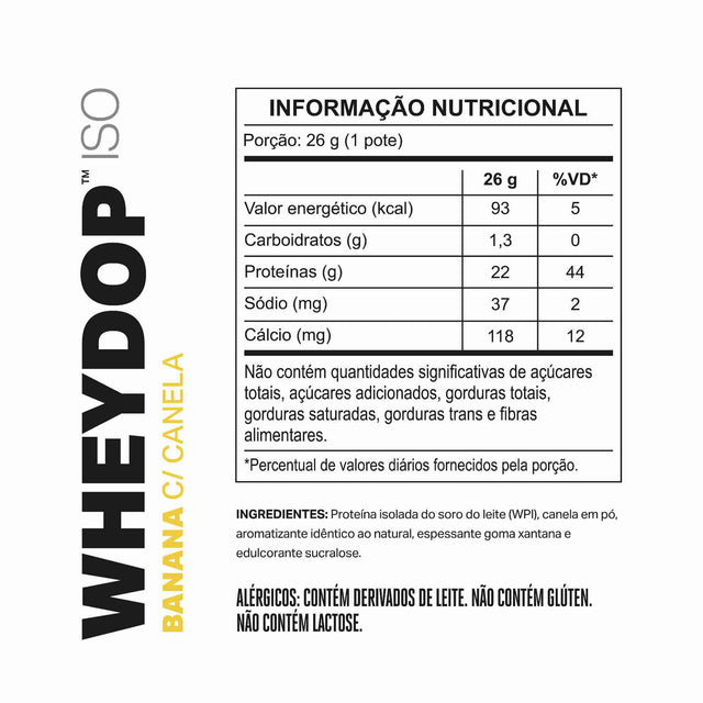 MONODOSE WHEYDOP ISO Banana com Canela 26g