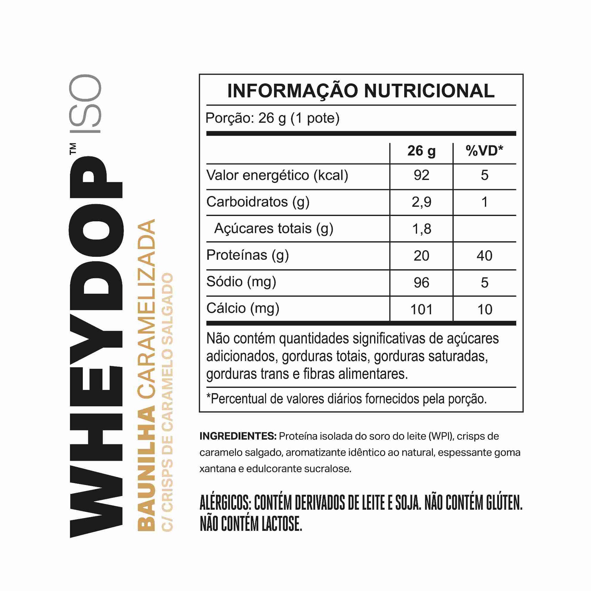 MONODOSE WHEYDOP ISO Baunilha Caramelizada 26g