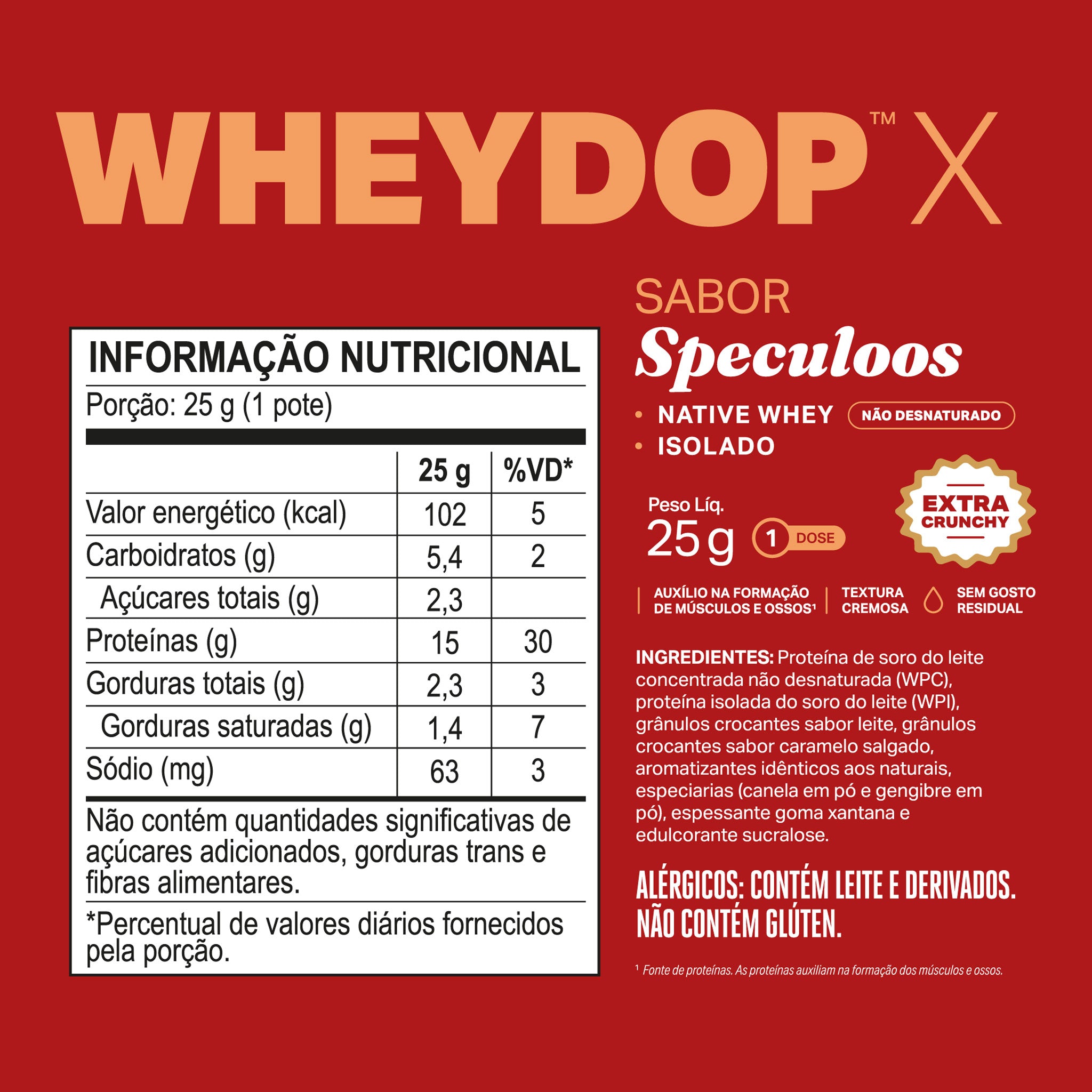 MONODOSE WHEYDOP X Speculoos 25g