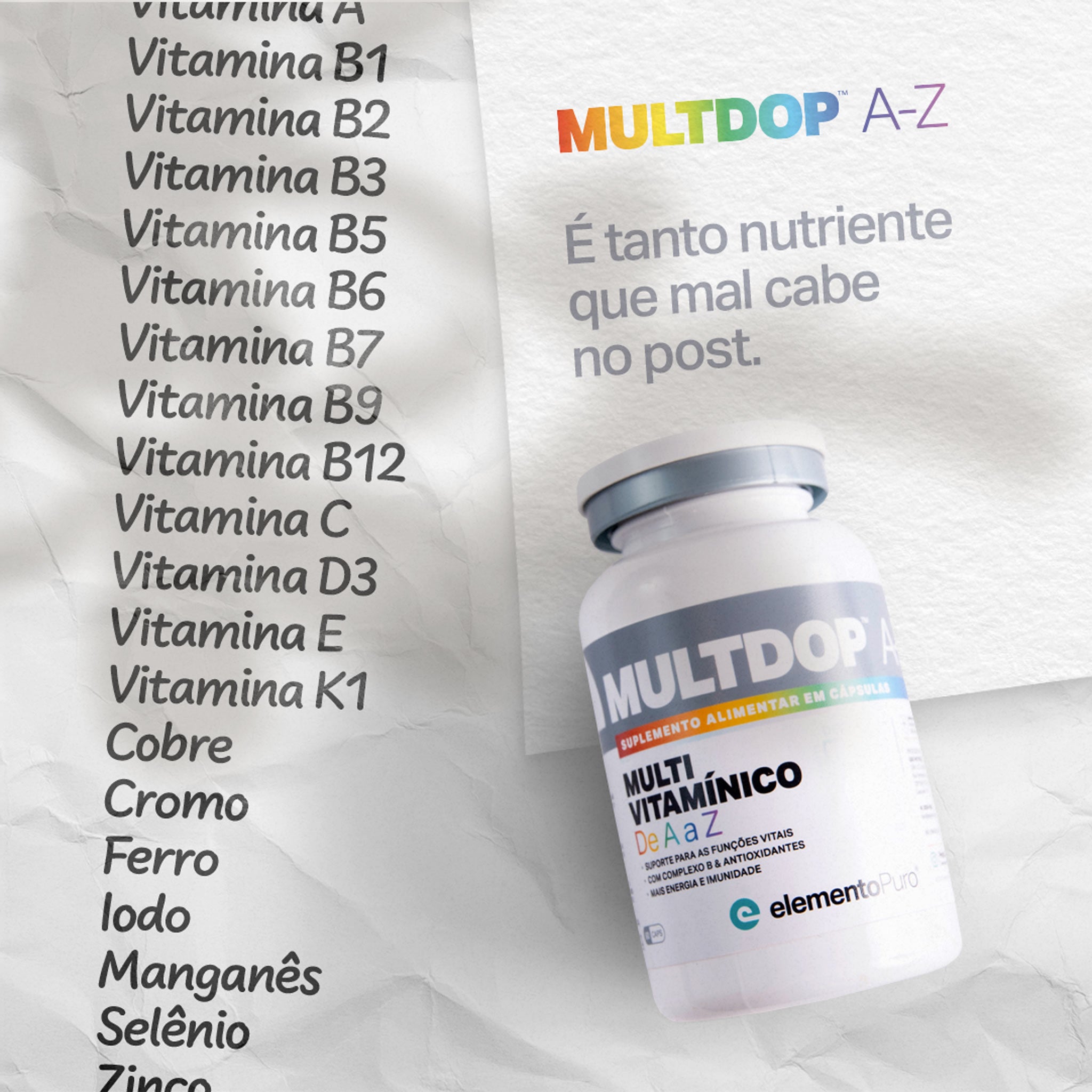 MULTDOP Multivitamínico A-Z 60 Cápsulas