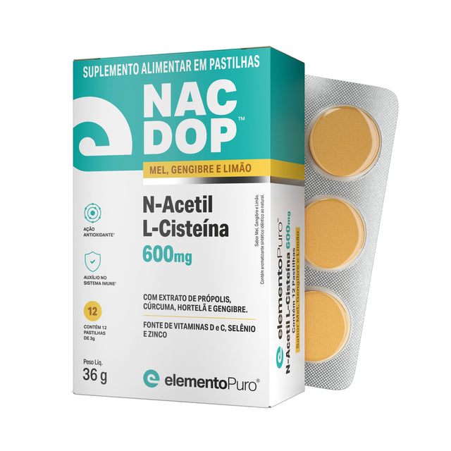 NACDOP Antioxidante 12 Pastilhas