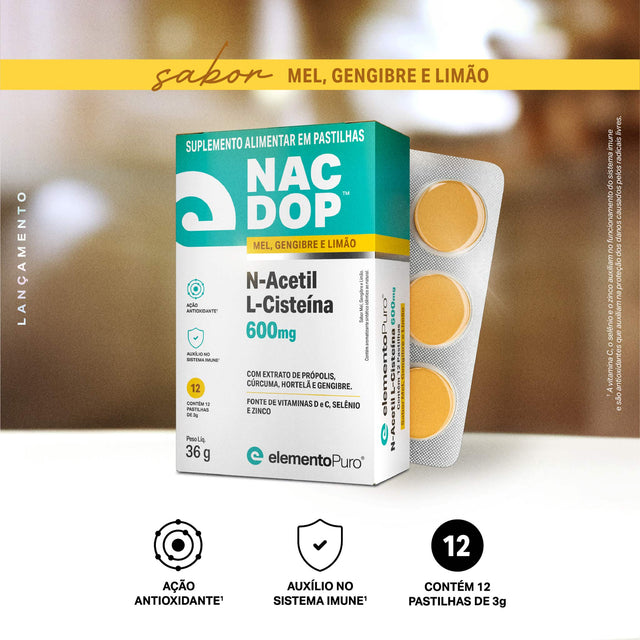 NACDOP Antioxidante 12 Pastilhas
